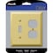Amerelle Century Polished Brass 2 gang Stamped Steel Duplex/Toggle Wall Plate 1 pk 163TDBR - alternate 1